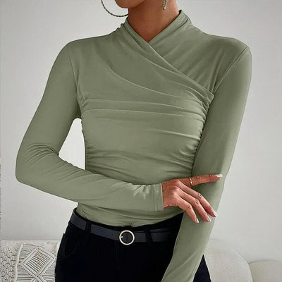 Giselle - Classic Cross-Neck Top