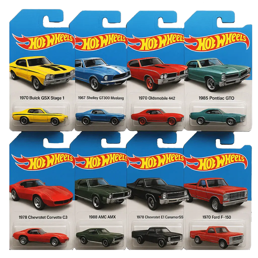 Hot Sale - 50% OFF - Hot Wheels Muscle Toy Car Advent Calendar - 24 DAYS 2025