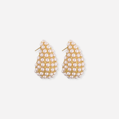 Classic Style Pearl Earrings