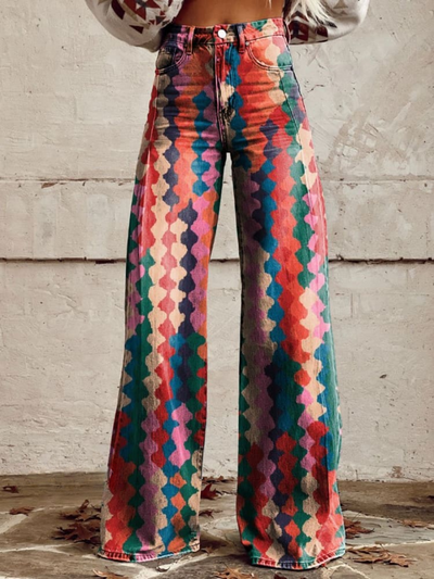 Leonie™ - Vintage Wide Leg Pants