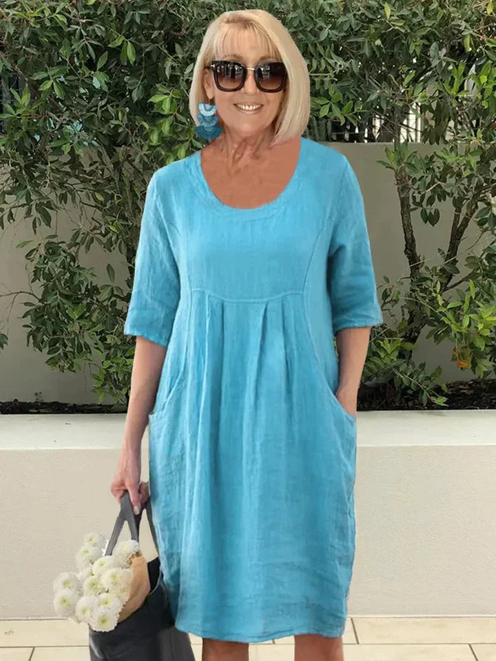 Sophia™ - Loose Dress With Pocket