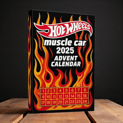 Hot Sale - 50% OFF - Hot Wheels Muscle Toy Car Advent Calendar - 24 DAYS 2025