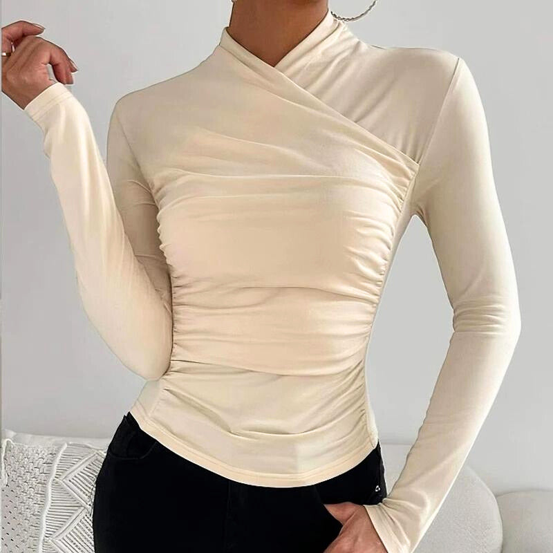 Giselle - Classic Cross-Neck Top