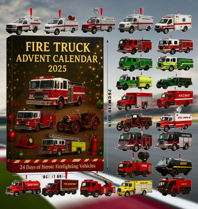 Advent Calendar with Fire Truck