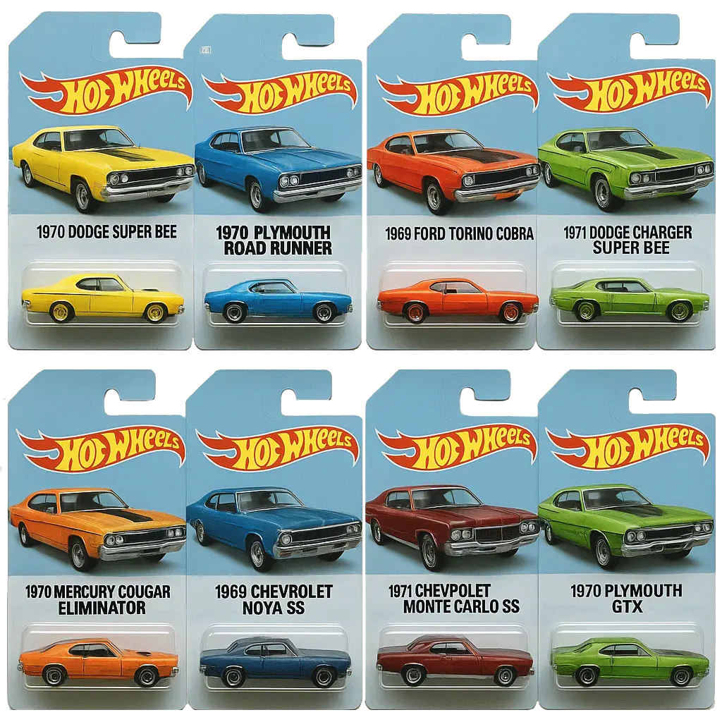 Hot Sale - 50% OFF - Hot Wheels Muscle Toy Car Advent Calendar - 24 DAYS 2025