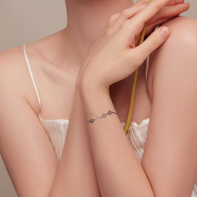 Sterling Silver Dog Paw Print Bracelet – Adjustable Bracelet