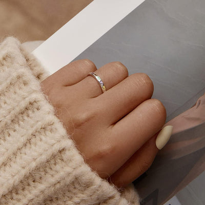 Paw Print Ring made of S925 Sterling Silver