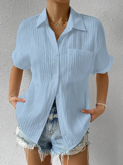 Camellia - Relaxed Textured Top