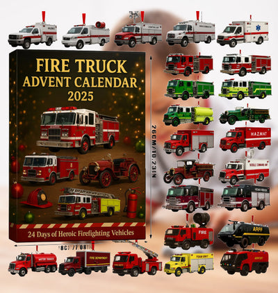 Advent Calendar with Fire Truck