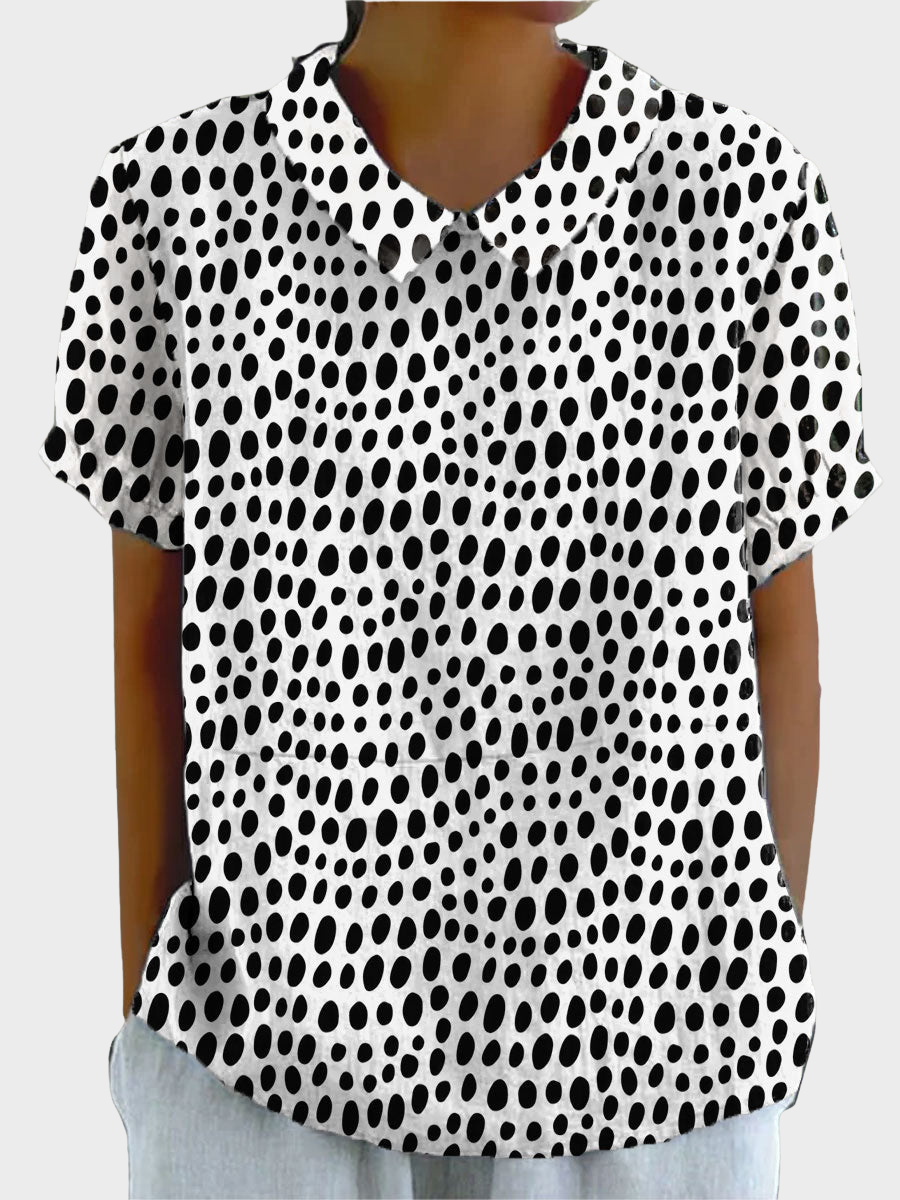 Lila -  Sunburst Patchwork Shirt