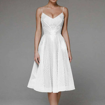 Loren™ - Elegant Dress with Open Back