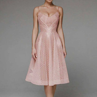 Loren™ - Elegant Dress with Open Back
