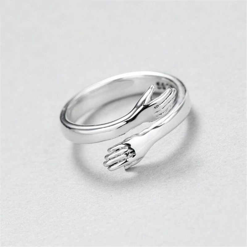 Hannah Silver Adjustable Hug Ring