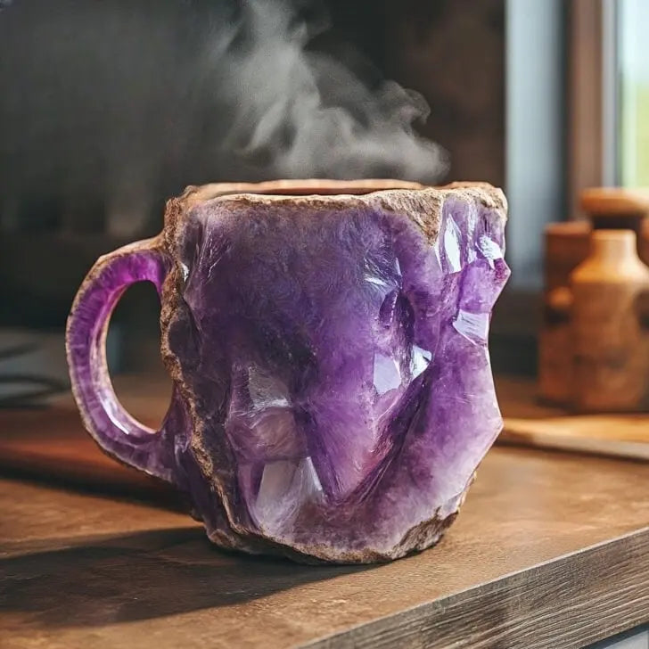 Mineral Crystal Coffee Cups