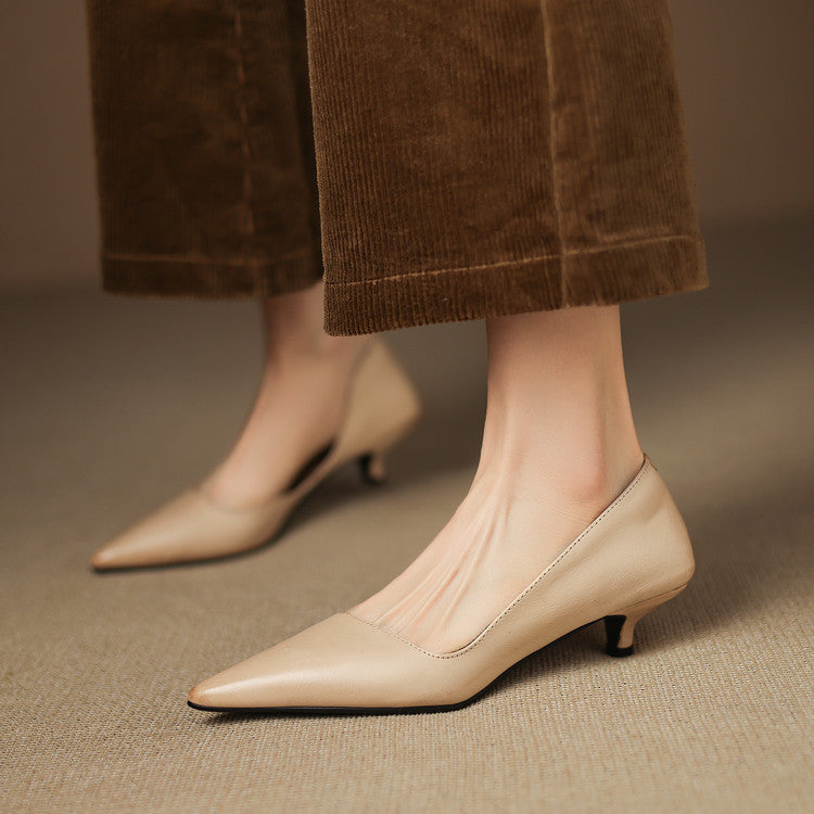 Vienna - Genuine Leather Heels