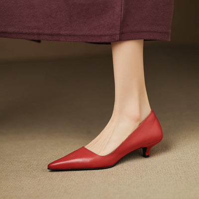 Vienna - Genuine Leather Heels