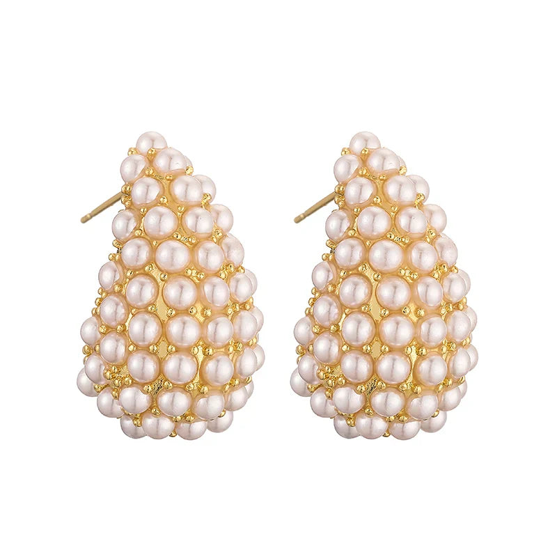 Classic Style Pearl Earrings