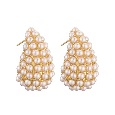 Classic Style Pearl Earrings