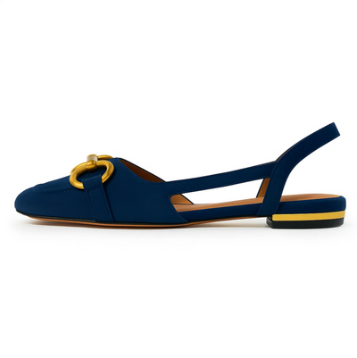 Novara | Slingback Flat Shoes