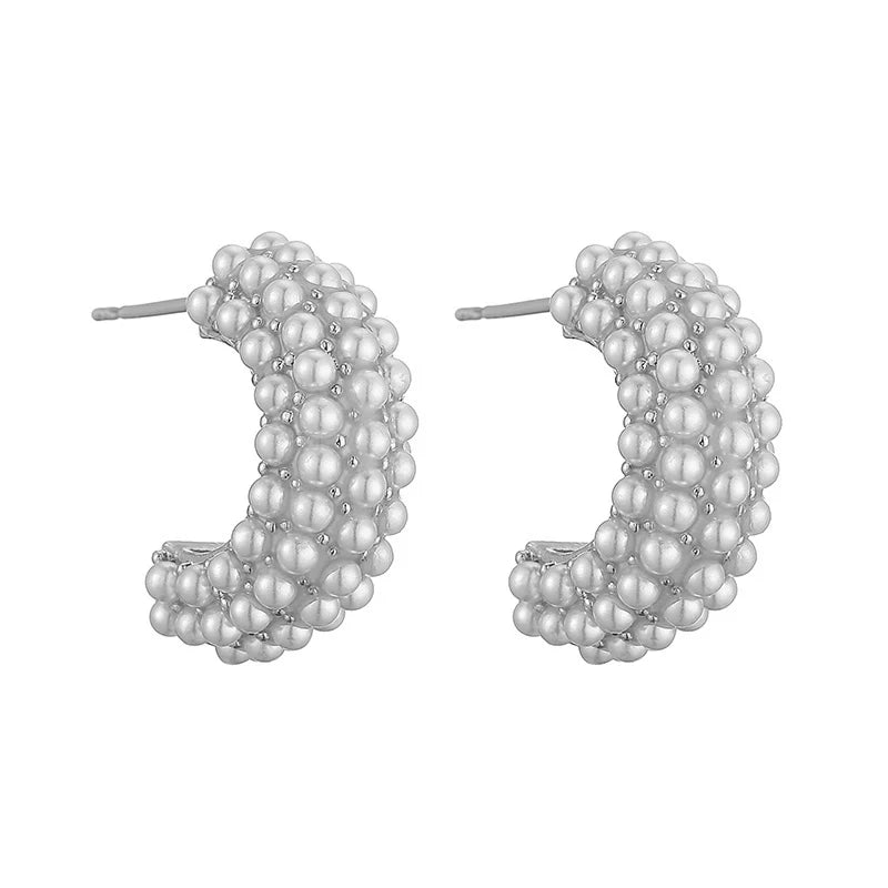 Classic Style Pearl Earrings