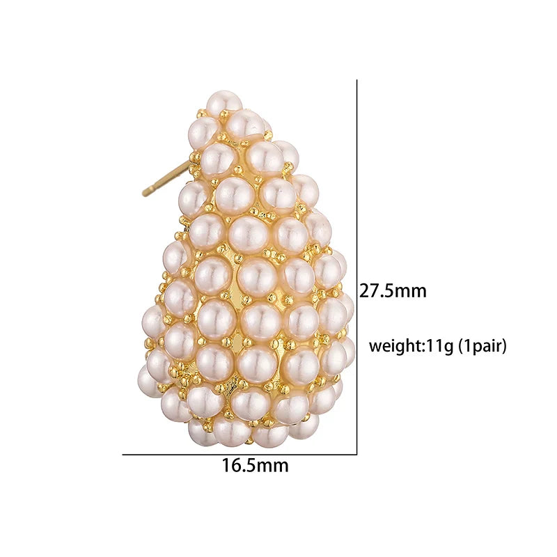Classic Style Pearl Earrings