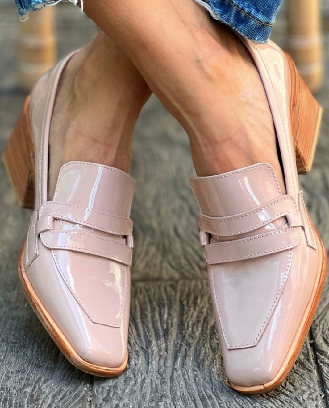 Elaine - Patent Leather Loafers