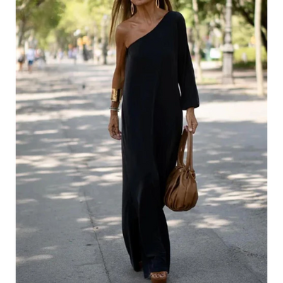 Aiden™ Elegant One-Shoulder Dress