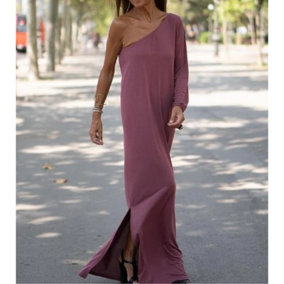 Aiden™ Elegant One-Shoulder Dress