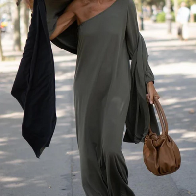 Aiden™ Elegant One-Shoulder Dress