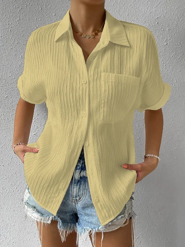 Camellia - Relaxed Textured Top