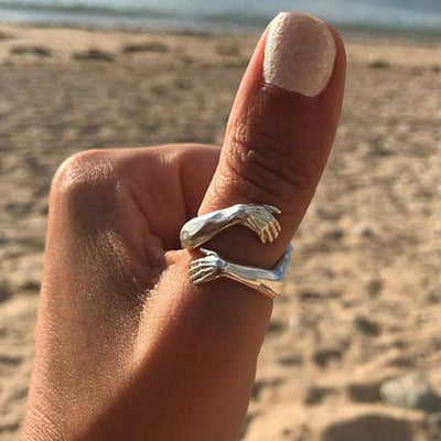 Hannah Silver Adjustable Hug Ring