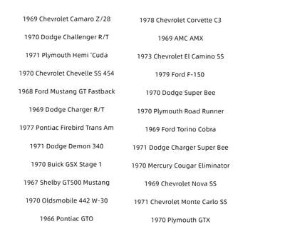 Hot Sale - 50% OFF - Hot Wheels Muscle Toy Car Advent Calendar - 24 DAYS 2025