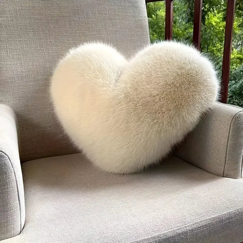 HeartNest - Cute Plush Heart-Shaped Pillow