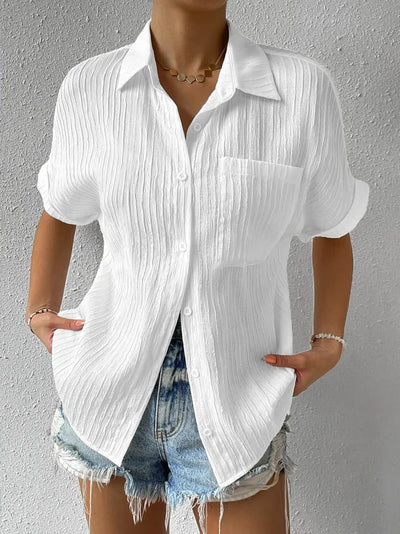 Camellia - Relaxed Textured Top