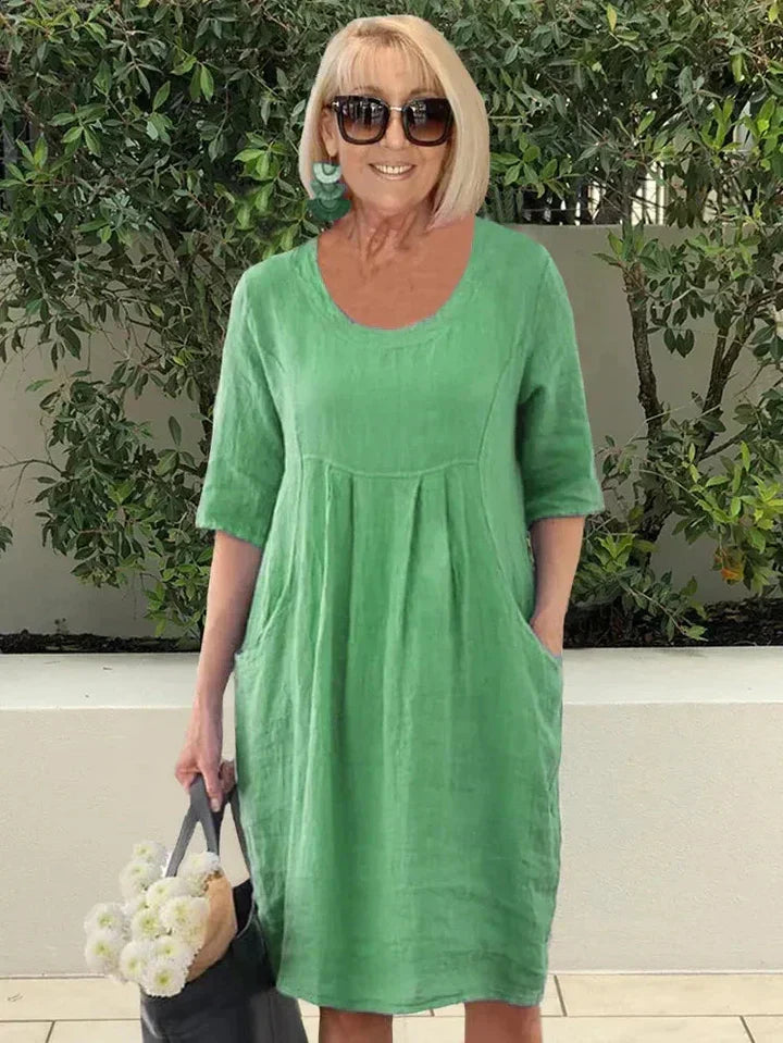 Sophia™ - Loose Dress With Pocket