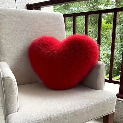 HeartNest - Cute Plush Heart-Shaped Pillow