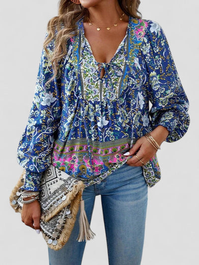 Elena - Summer Floral Top