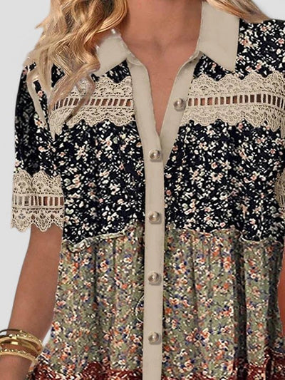 Sabina - Lace Hollow Top