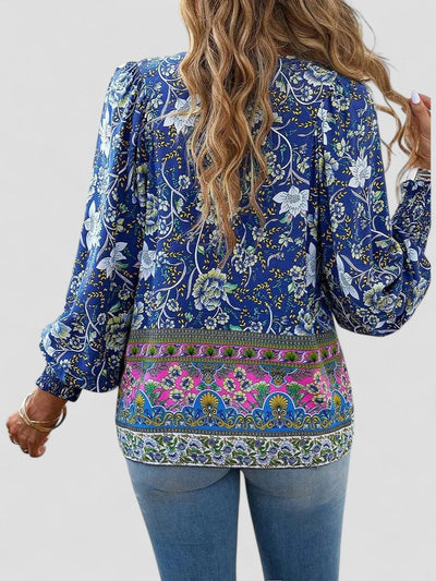 Elena - Summer Floral Top