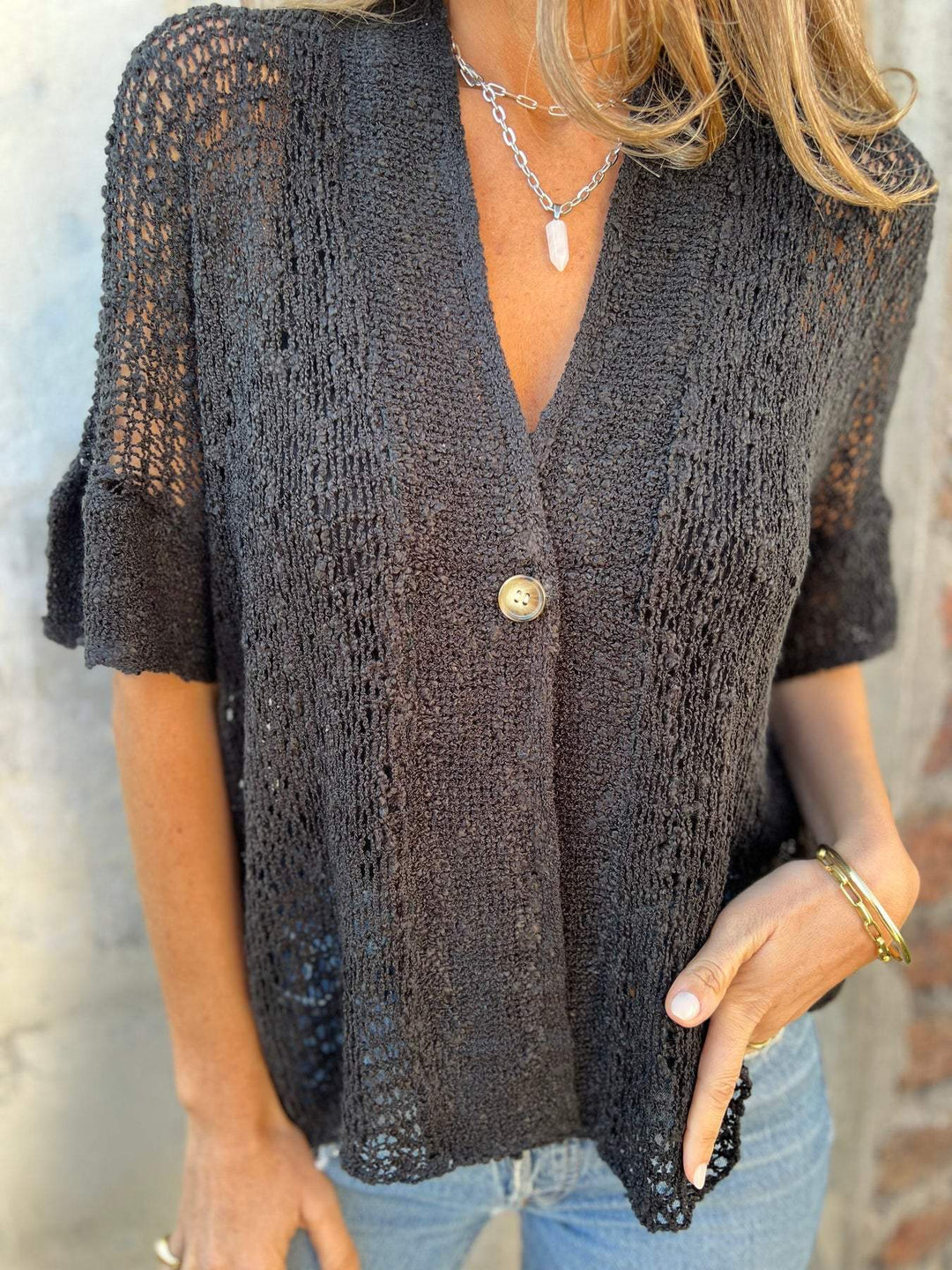 Arielle - Elegant Textured Top